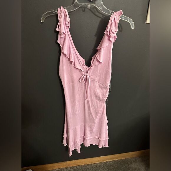 Wild Fable Women's Sleeveless Handkerchief Hem Fit&Flare Mini Dress Size S NWOT - Picture 6 of 9